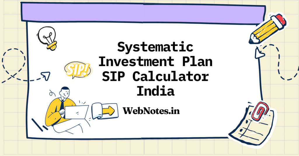 SIP Calculator India - Free Systematic Investment Plan Calculator with Step-Up. Free SIP Calculator for India. Calculate returns on Systematic Investment Plan with step-up SIP option. See how your monthly mutual fund investments grow with compound interest. Interactive charts and wealth milestones. SIP calculator, SIP calculator India, mutual fund calculator, systematic investment plan, step up SIP calculator, SIP returns calculator, monthly investment calculator, compound interest calculator, wealth calculator India, mutual fund SIP, investment calculator, SIP interest calculator, best SIP calculator WebNotes.in